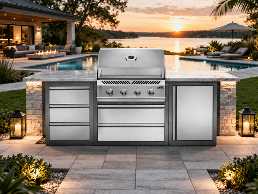 Patio Elegance OASIS 100 outdoor kitchen gas grill stainless steel