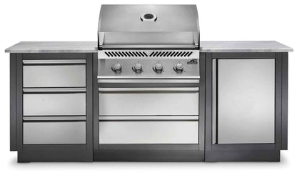 premium backyard grill setup with OASIS 100 gas grill