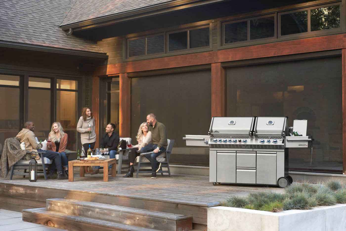 premium backyard grill setup for entertaining guests