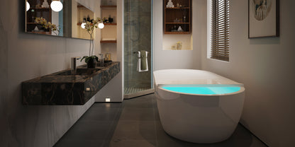Dreampod Mineral Soaker luxury hot mineral bath in modern wellness space