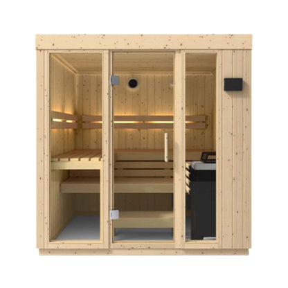 6-Person-Sauna-Interior-Scandinavian-Spruce-with-Obeche-Wood-Benches