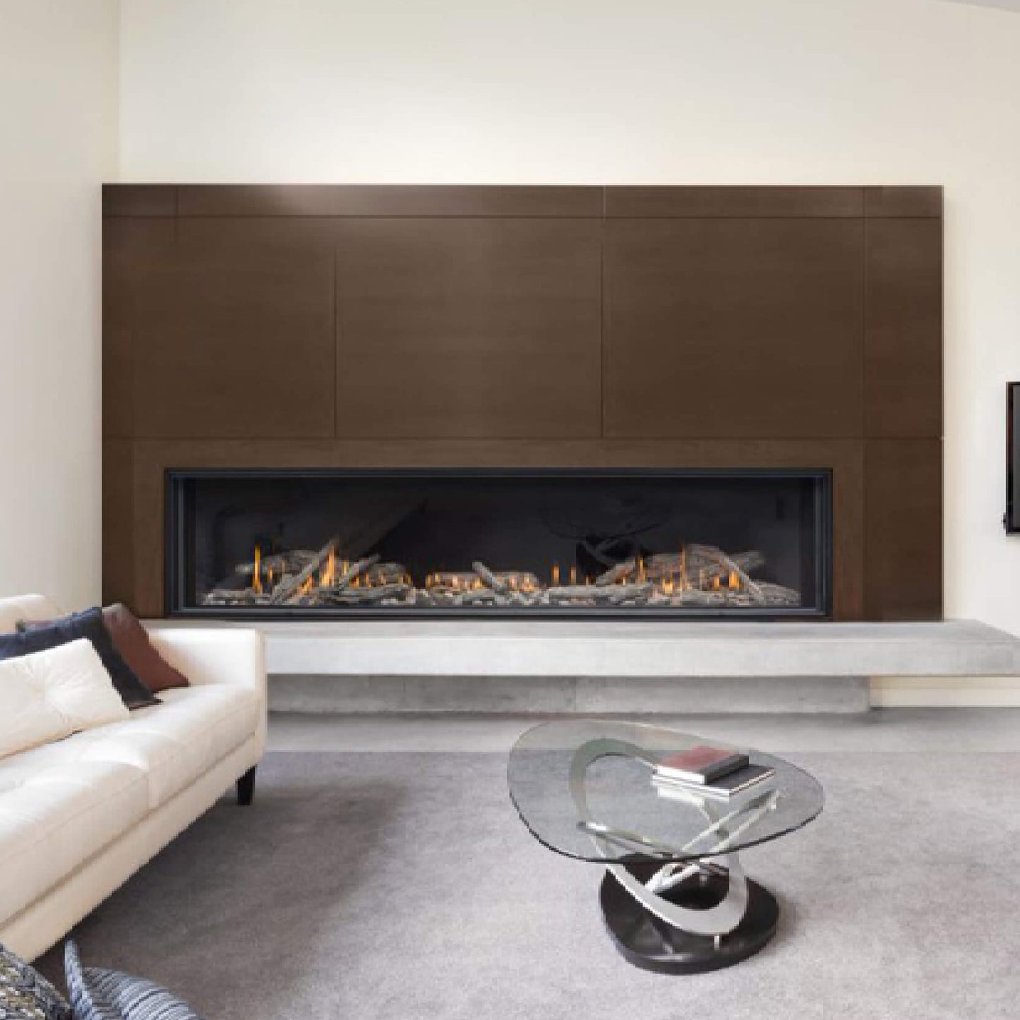Montigo Distinction 72" Single Sided Linear Direct Vent Natural Gas Fireplace [D7215NI-2] (SAK70824)