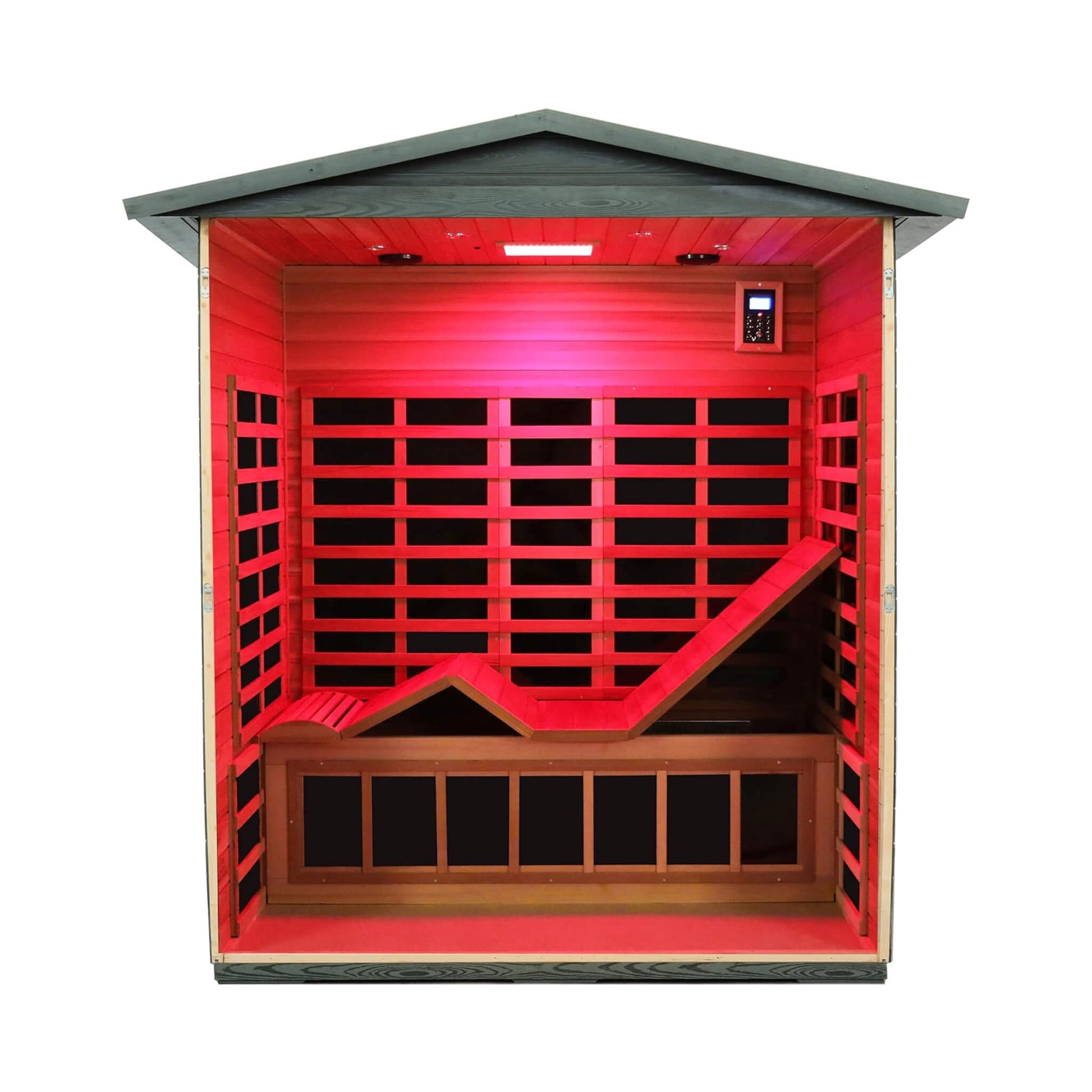 Spacious-3-Person-Sauna-Interior-with-Aspen-Wood-and-Carbon-Crystal-Heaters